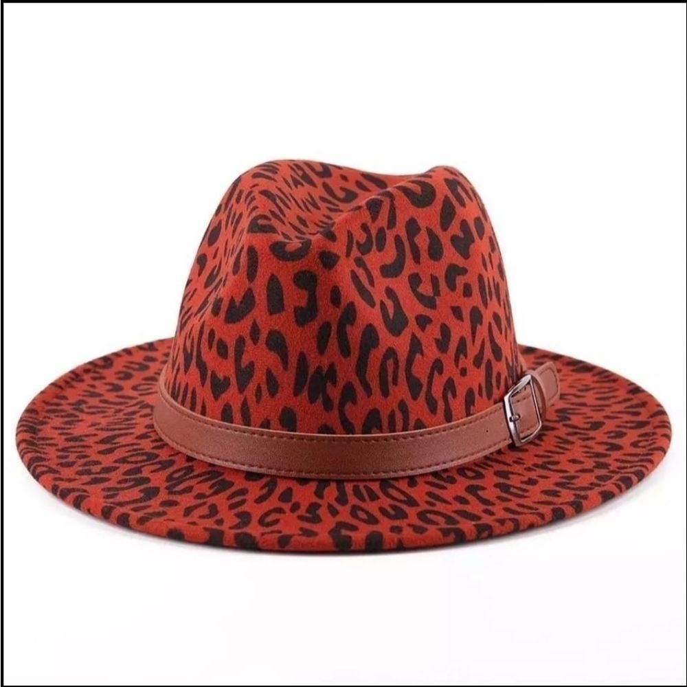 Animal Print Fedora Hats for men and women - Picture 2 of 6